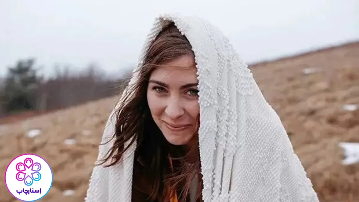 ایده عکاسی دخترانه در طبیعت