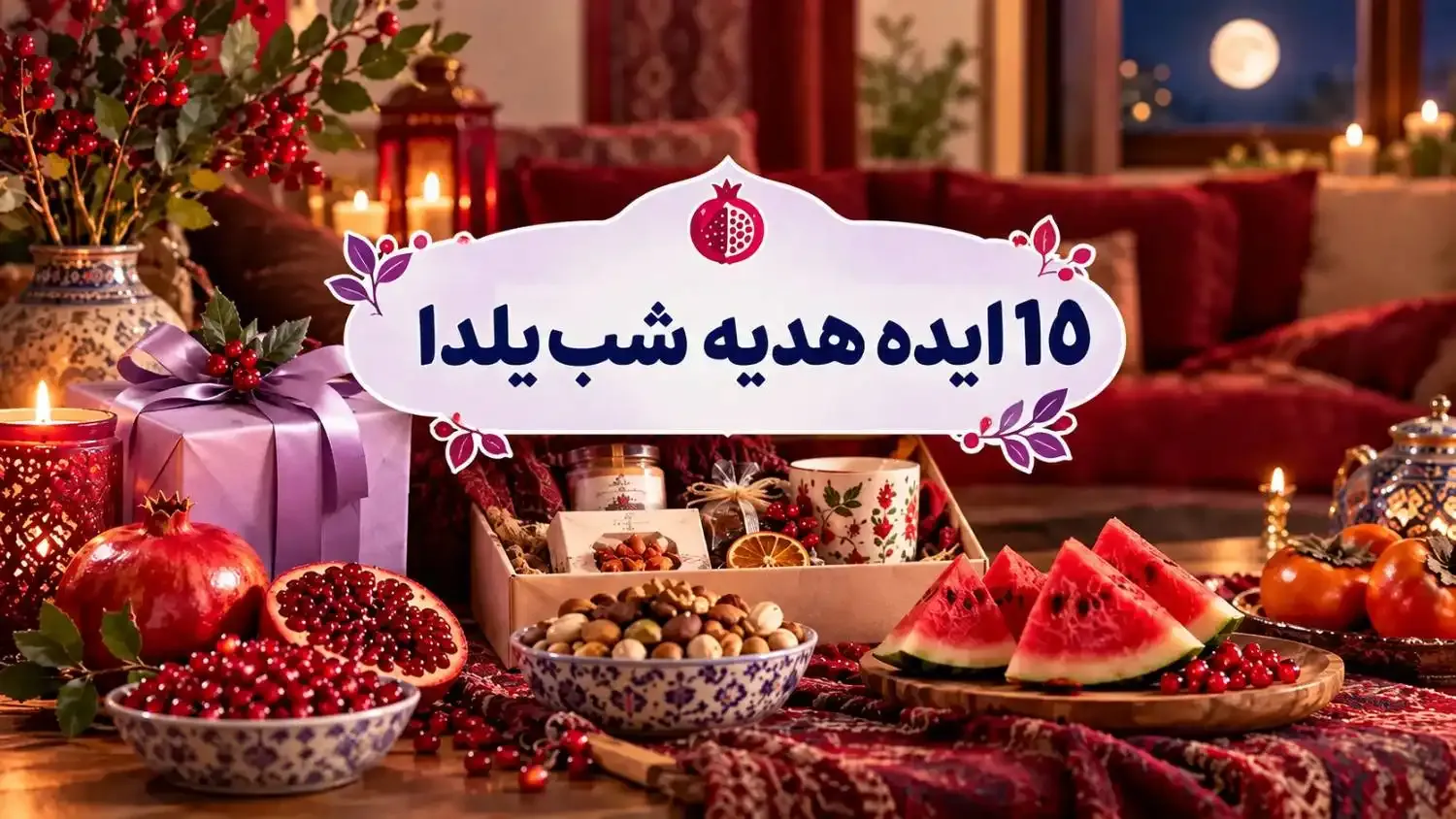 15 ایده هدیه شب یلدا + معرفی کادوهای خاص و هدیه‌ های خاطره‌ انگیز
