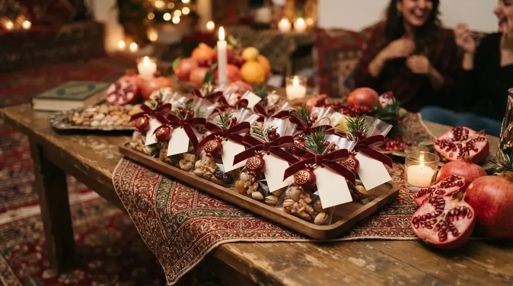  گیفت‌های کوچک یلدایی برای مهمانان و دورهمی شب یلدا