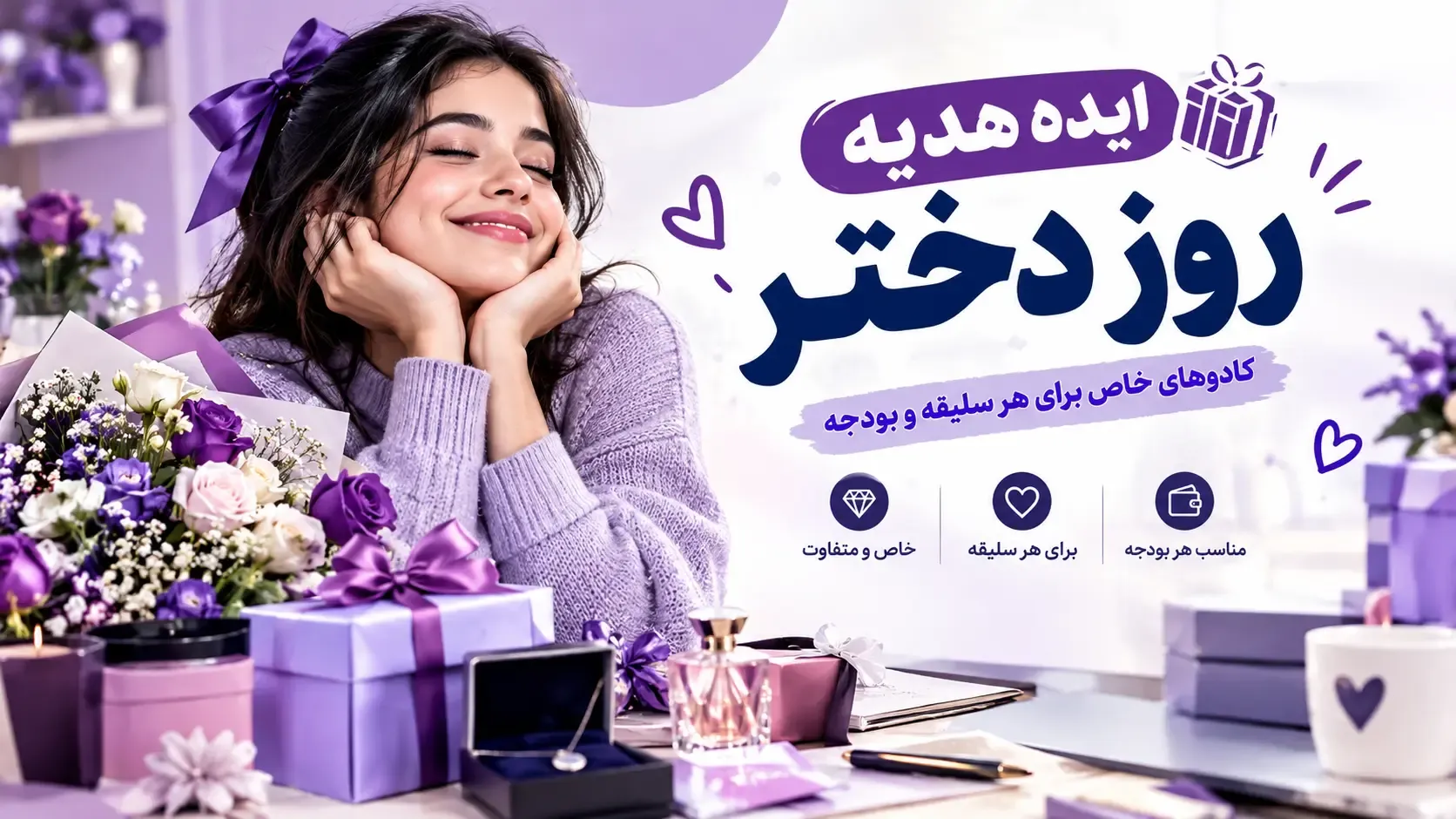 ایده هدیه روز دختر + کادوهای خاص برای هر سلیقه و بودجه