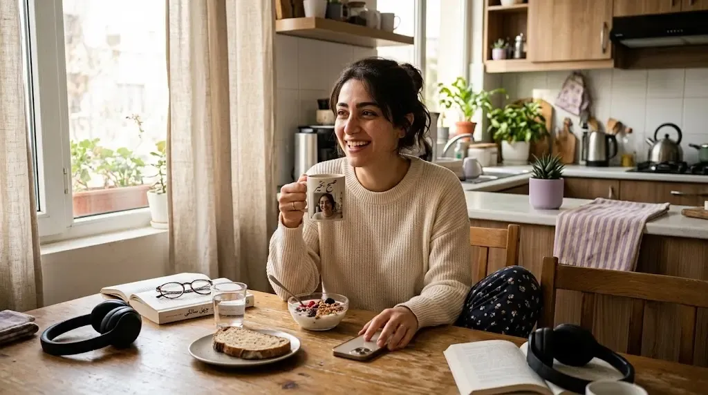 ماگ با طرح اختصاصی برای هدیه روز دختر