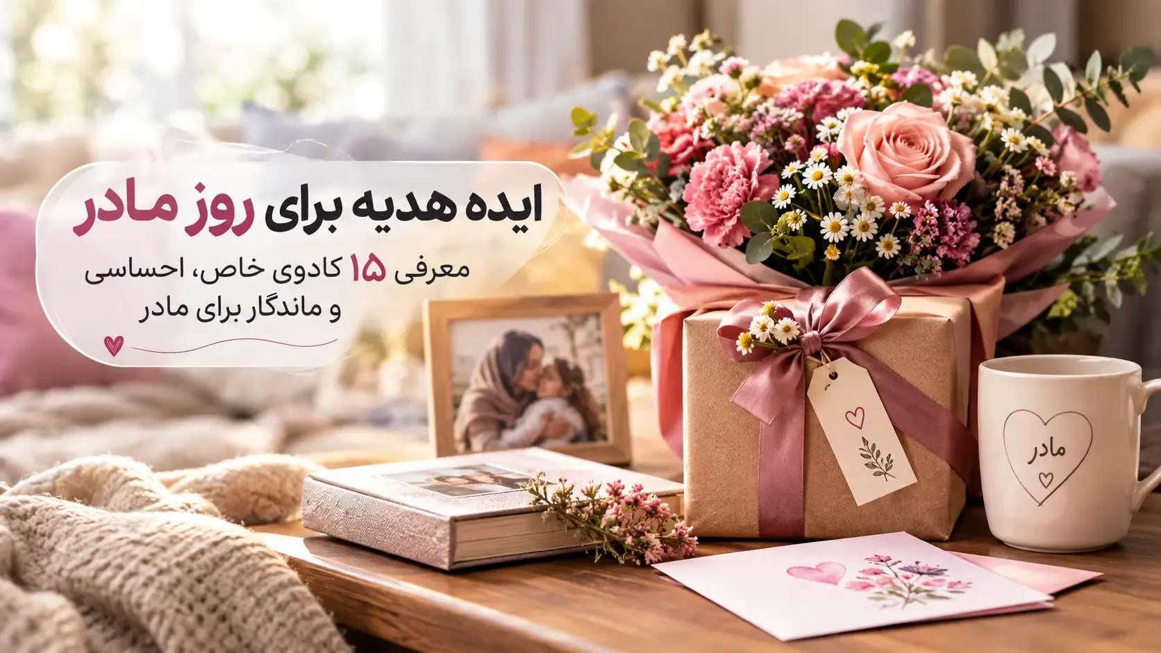 ایده هدیه برای روز مادر+ معرفی ۱۵ کادوی خاص، احساسی و ماندگار برای مادر
