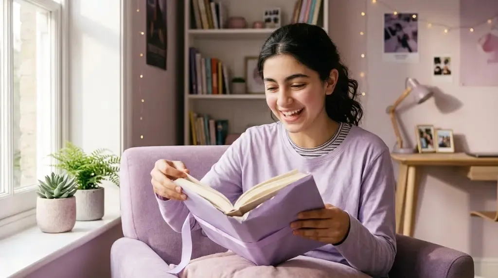 دادن کتاب هدیه ای زیبا برای روز دختر