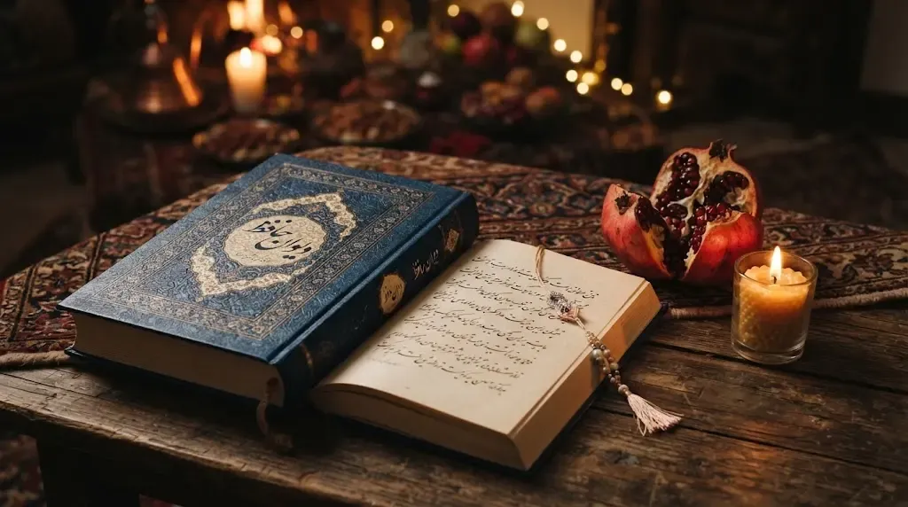 ایده هدیه شب چله خرید کتاب حافظ