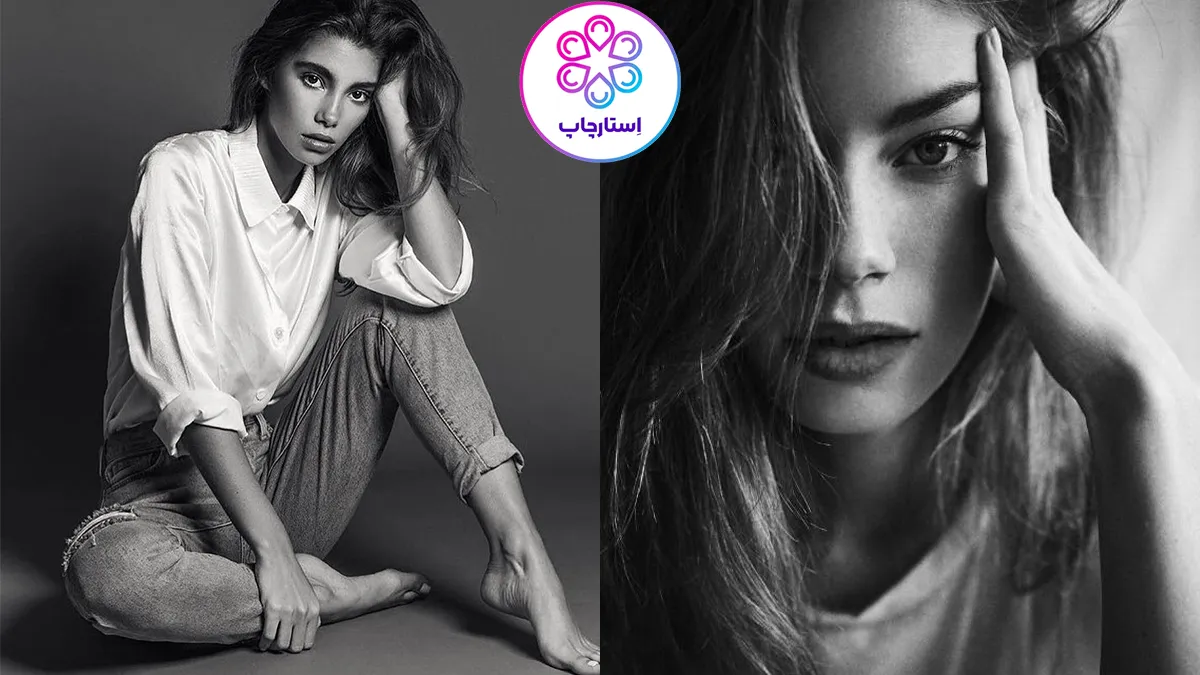 عکس سیاه و سفید دخترانه