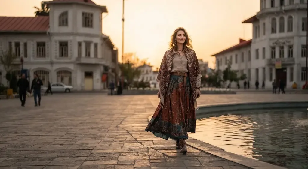 عکاسی پرتره در میدان شهرداری رشت