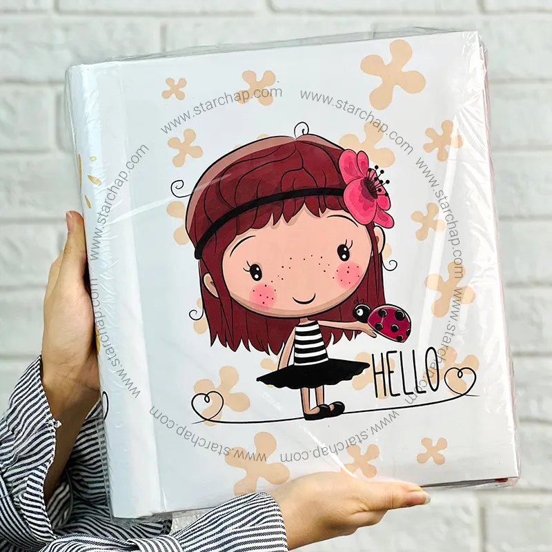 آلبوم چسبی دختر موقهوه ای 22 در 29