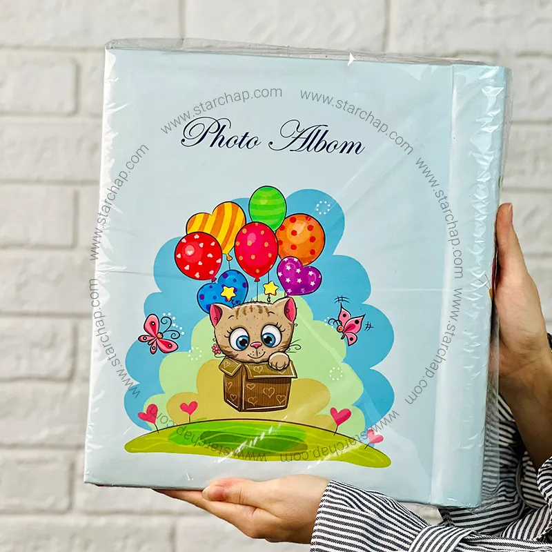 آلبوم چسبی گربه و بادکنکها 22 در 29