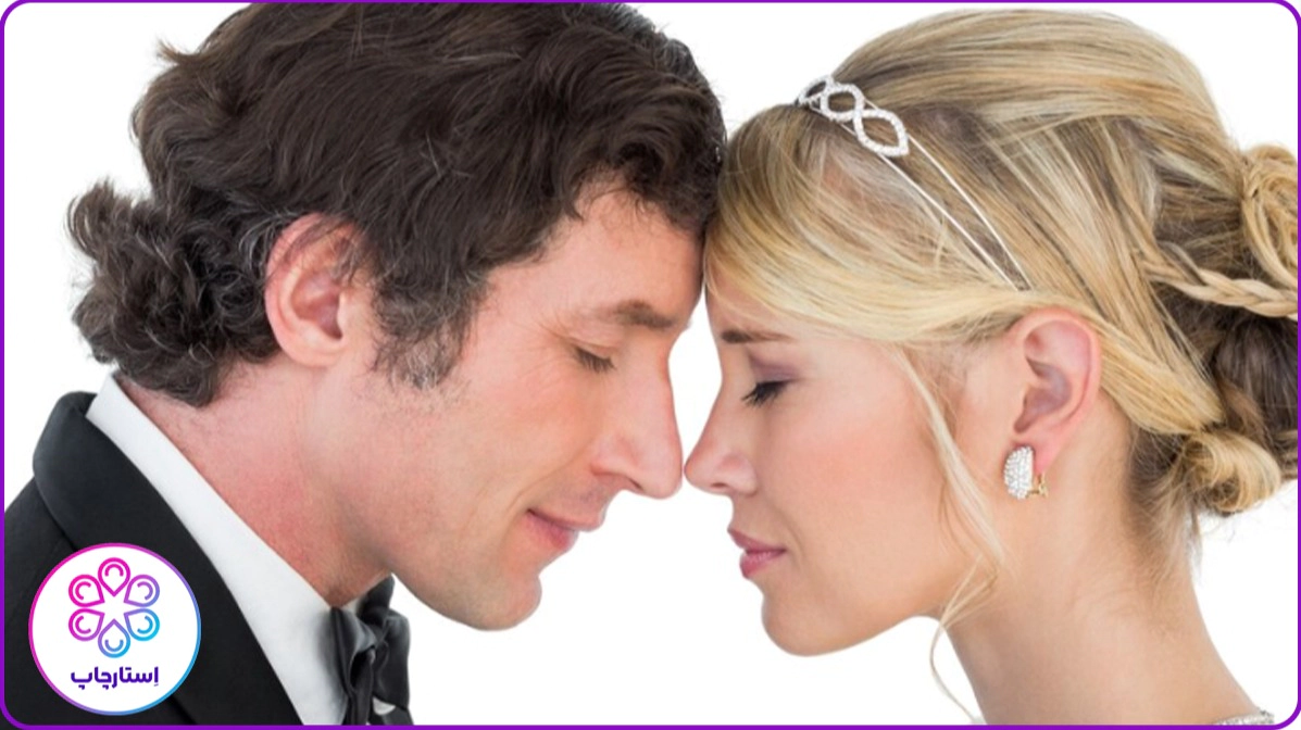 عکاسی از عروس و داماد در اتلیه