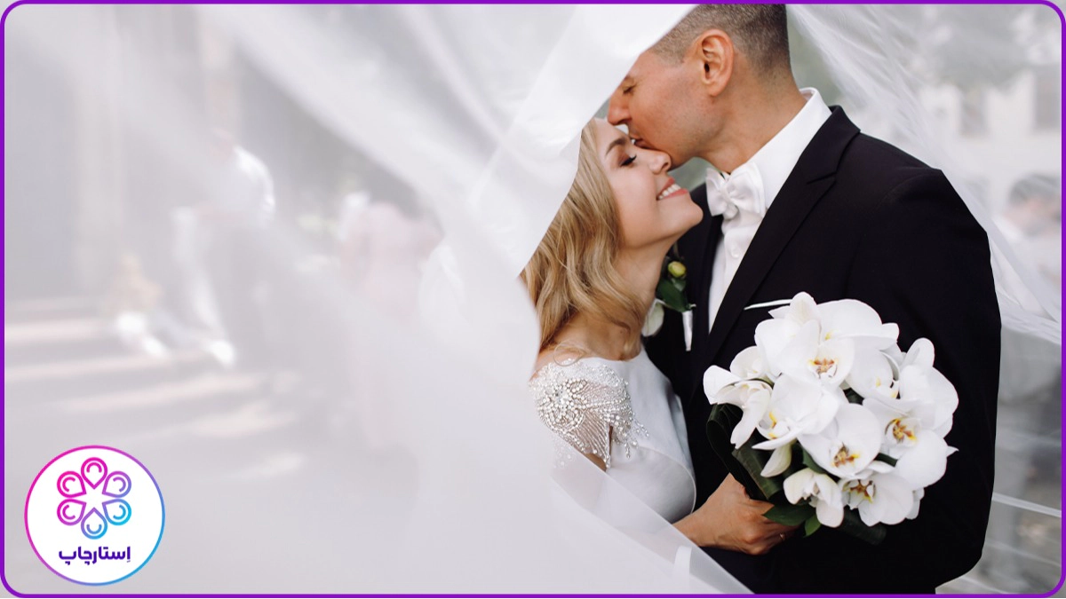 ایده عکاسی با تور عروس