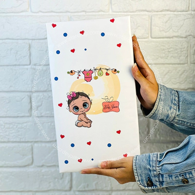 آلبوم 10در15 پاکتی-نوزاد دختر (سفید)