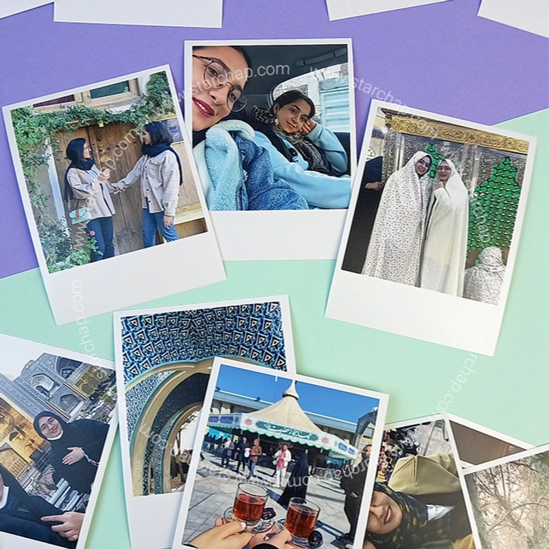 ابعاد چاپ عکس پولاروید