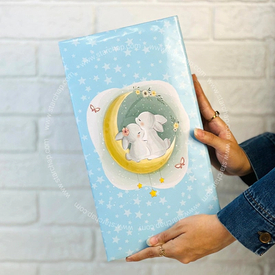 آلبوم عکس 10در15 پاکتی- خرگوش آبی