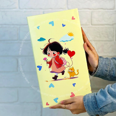 آلبوم 10در15 پاکتی- دختر و گربه