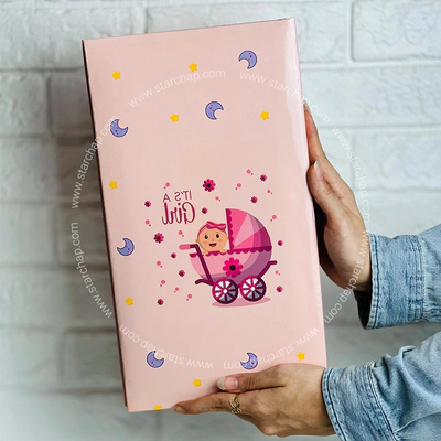 آلبوم عکس 10در15 پاکتی- Its a girl نوزاد دختر