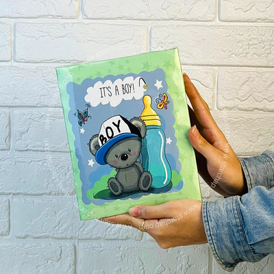 آلبوم 13 در 18 پاکتی - خرس (سبز)