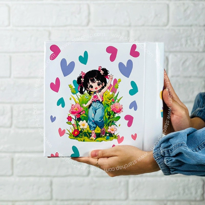 آلبوم چسبی دختر کیوت قلبی 15 در 21