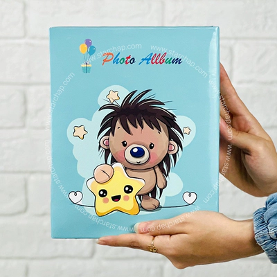 آلبوم 15 در 21 پاکتی- جوجه تیغی (آبی)