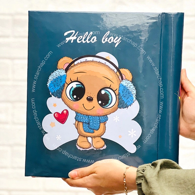 آلبوم چسبی خرس زمستونی 22در29