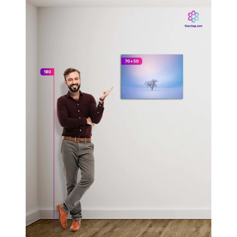 چاپ عکس روی شاسی سایز 50*70