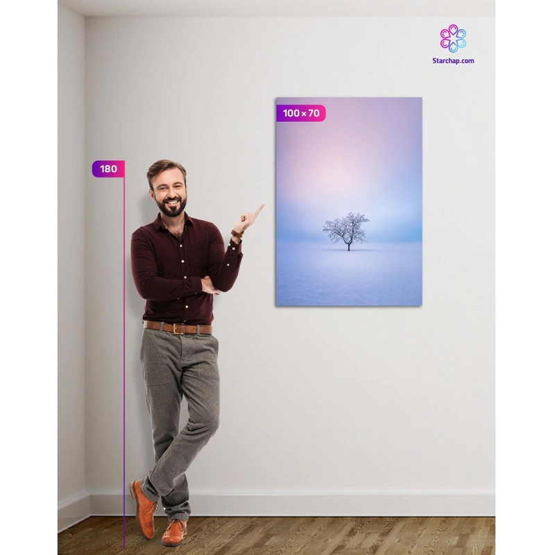 چاپعکس روی تخته شاسی سایز 100*70