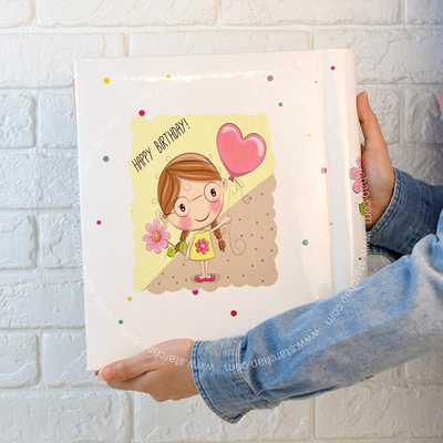 آلبوم چسبی دختر عینکی 22 در 29