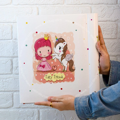 آلبوم چسبی دختر و یونیکورن 22 در 29