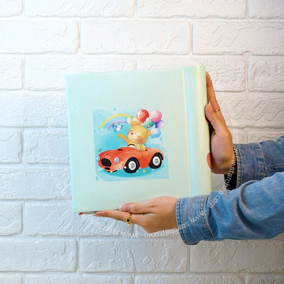 آلبوم چسبی خرس ماشین سوار 15 در 21