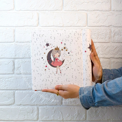 آلبوم چسبی دخترک و ماه 15 در 21