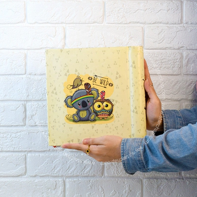 آلبوم چسبی کوالا زرد 15 در 21