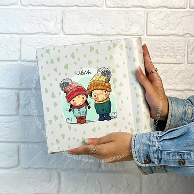 آلبوم چسبی دختر پسر زمستونی 15 در 21