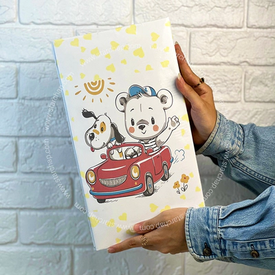 آلبوم 10در15 پاکتی-خرس ماشین قرمز