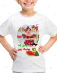 تیشرت شب یلدا طرح بچگانه هندوانه-دختر کد(5)
